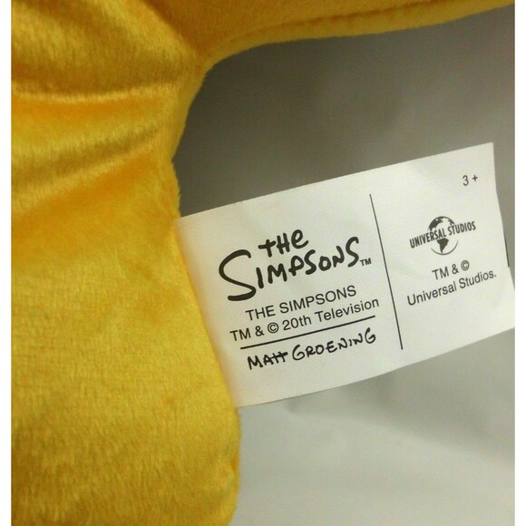 Universal Studios The Simpsons Krusty the Clown Pillow Plush 20x16 Stuffed Toy - Picture 3 of 3